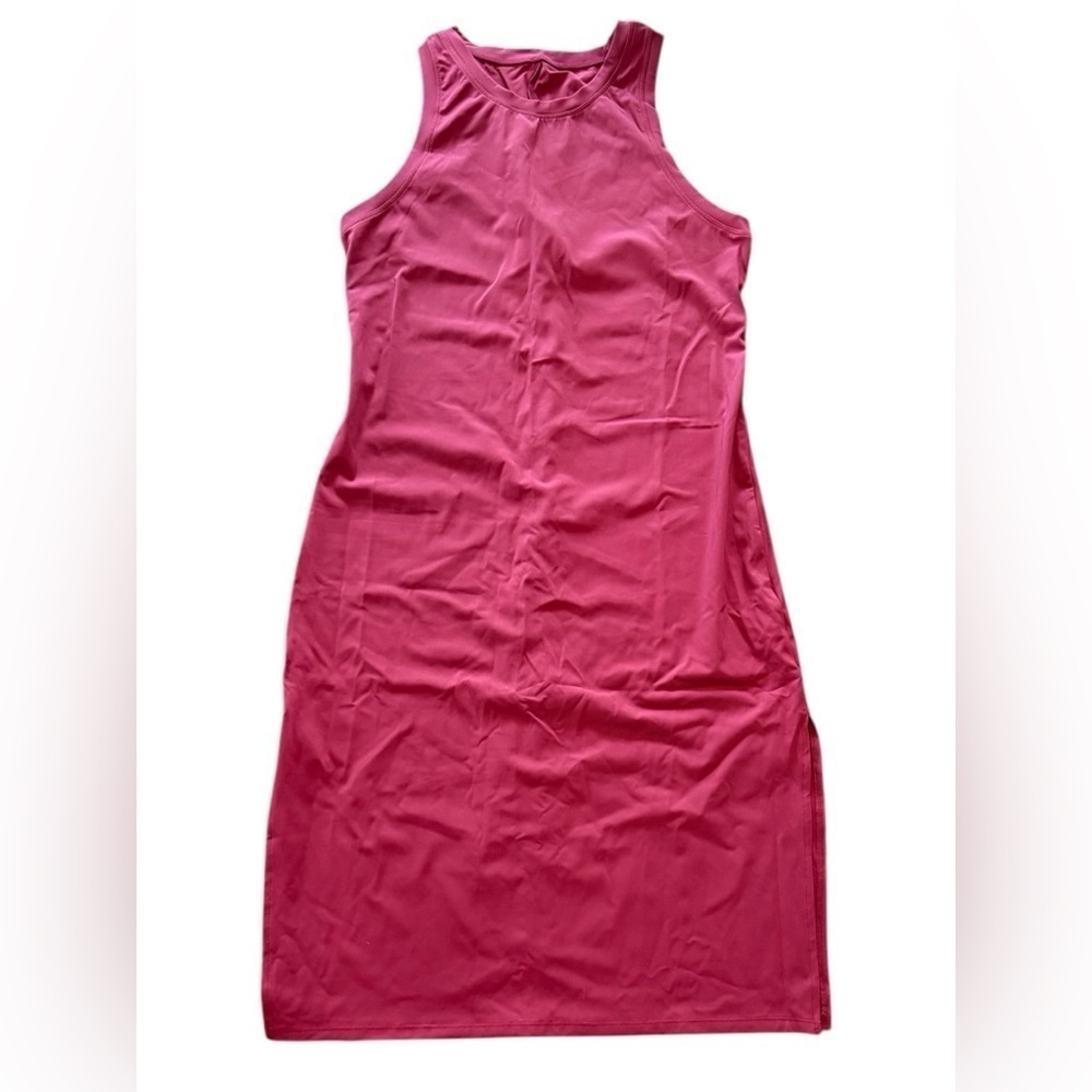 NWT Halara Sleeveless Burgundy Midi Dress size M - Picture 2 of 4